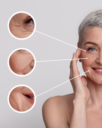Anti wrinkle treatment facial areas guide, Bellucci Aesthetics, London